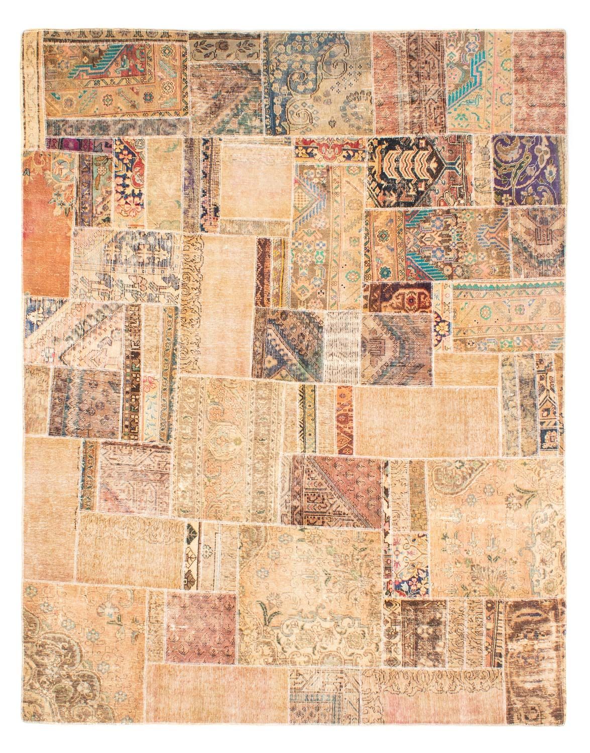 Patchwork Teppich 292 x 230 cm