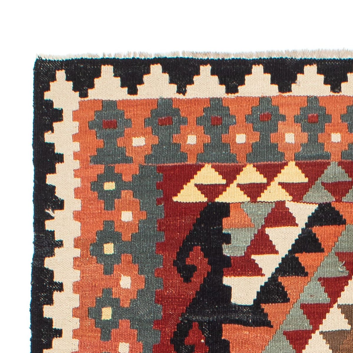 Kelim Teppich - Splash 207 x 132 cm - mehrfarbig