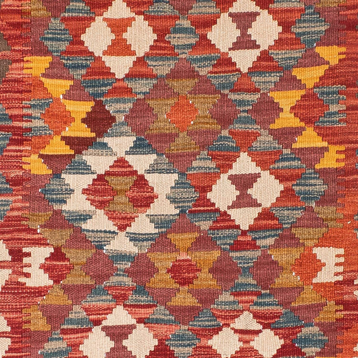 Kelim Teppich - Oriental 195 x 98 cm - rot