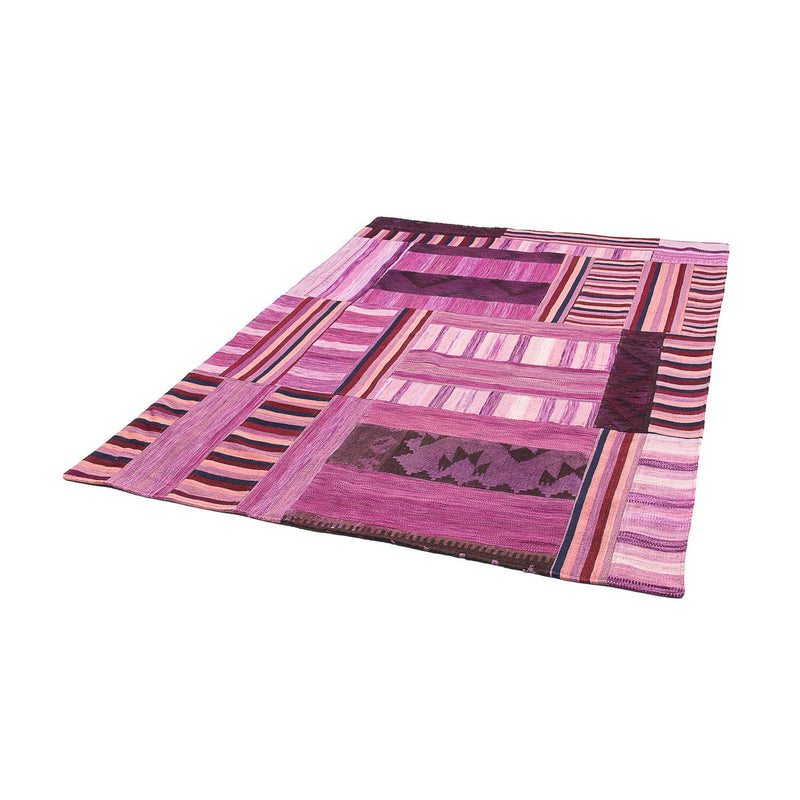 Patchwork Teppich 298 x 155 cm