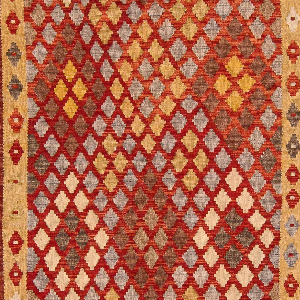 Kelim Teppich - Splash 304 x 204 cm - mehrfarbig