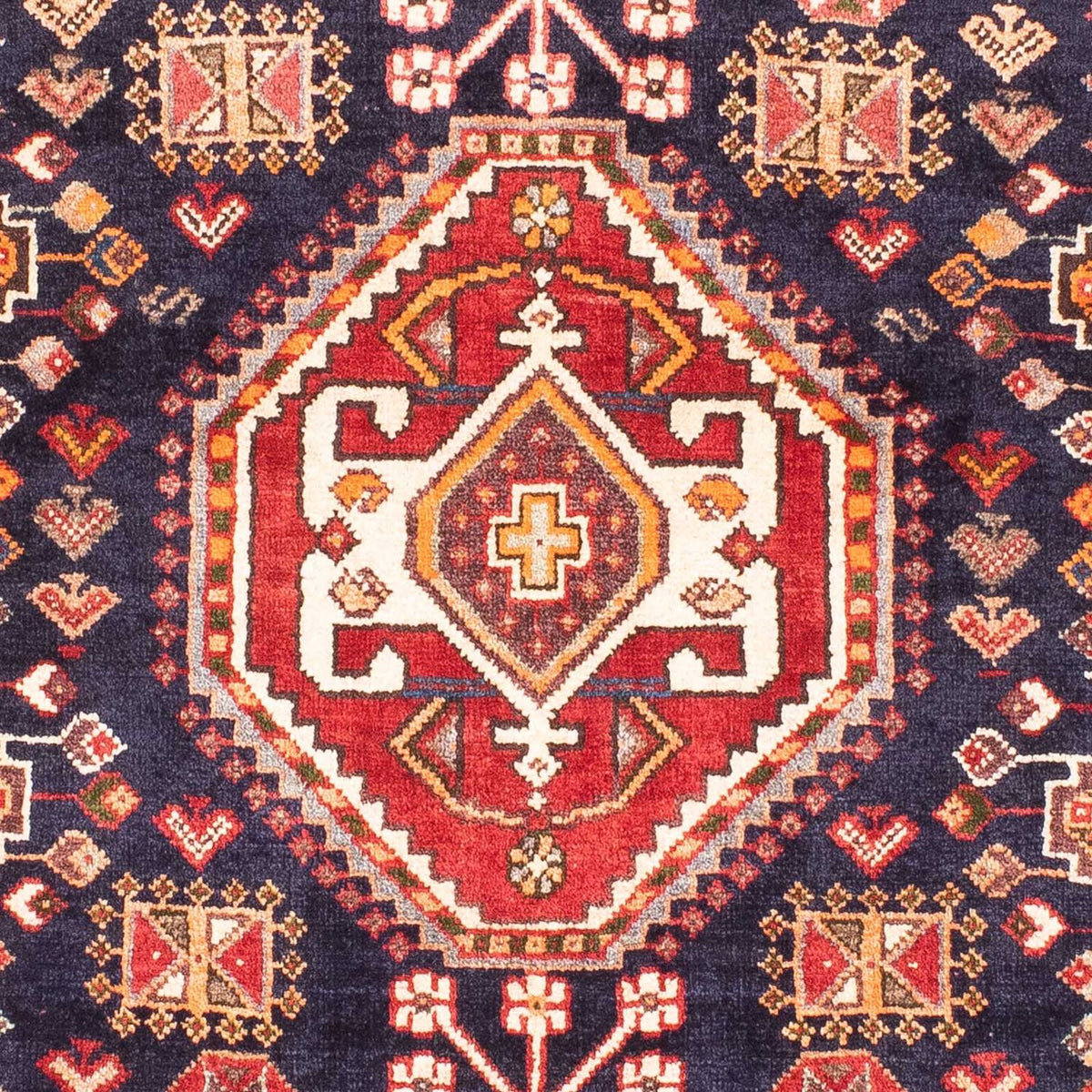 Perserteppich - Nomadic 160 x 105 cm - dunkelblau