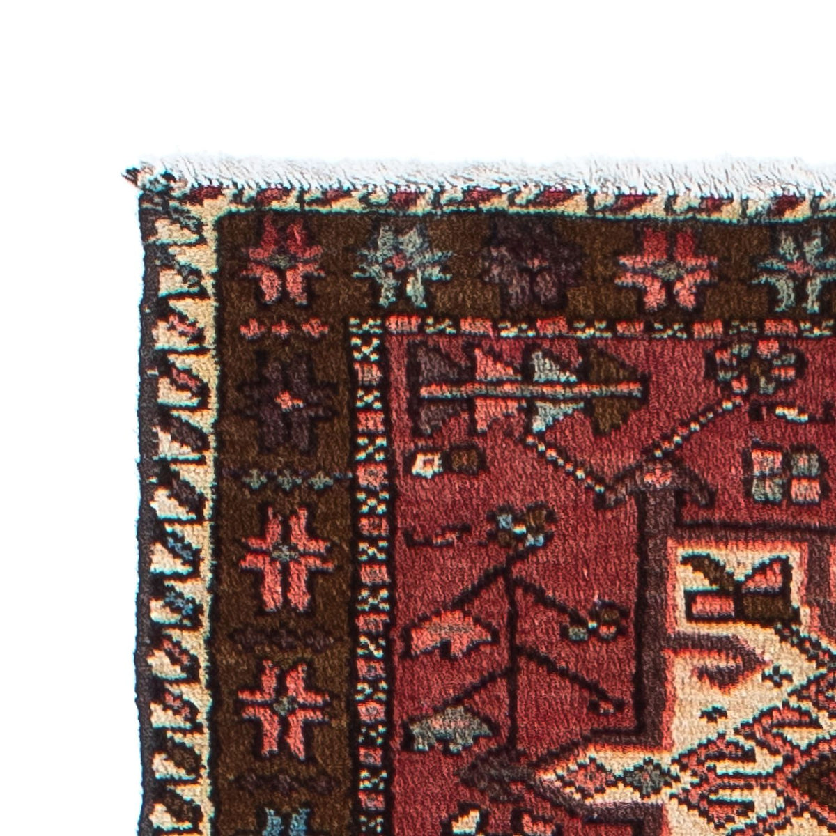 Perserteppich - Nomadic 304 x 85 cm - dunkelrot