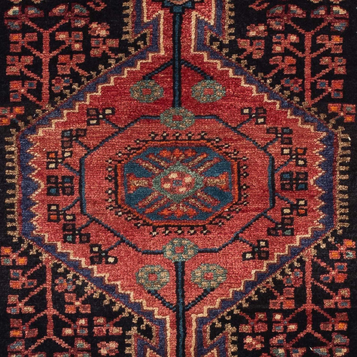 Perserteppich - Nomadic 130 x 88 cm - dunkelblau