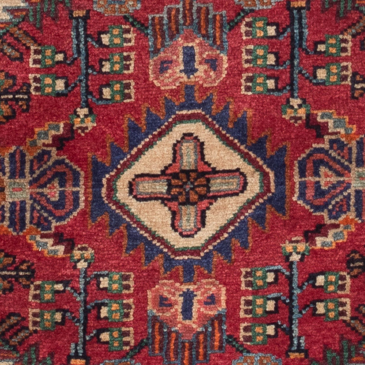 Perserteppich - Nomadic 125 x 83 cm - dunkelrot