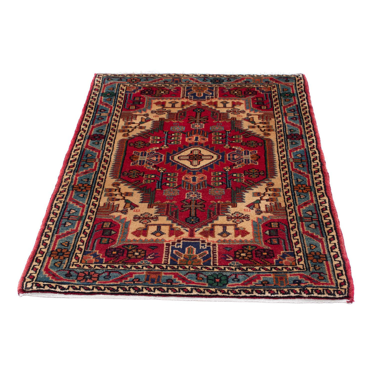 Perserteppich - Nomadic 125 x 83 cm - dunkelrot