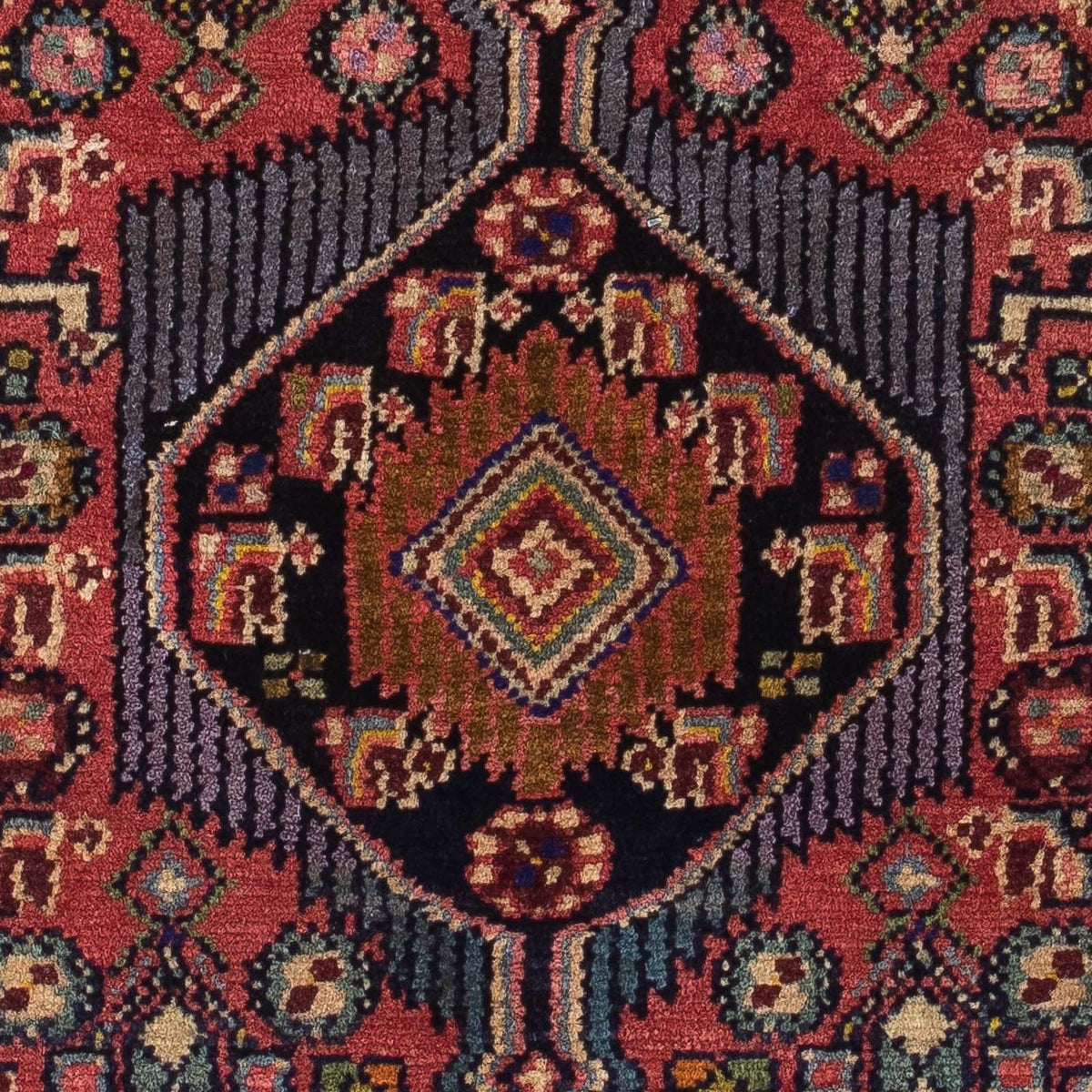 Perserteppich - Nomadic 110 x 76 cm - hellrot
