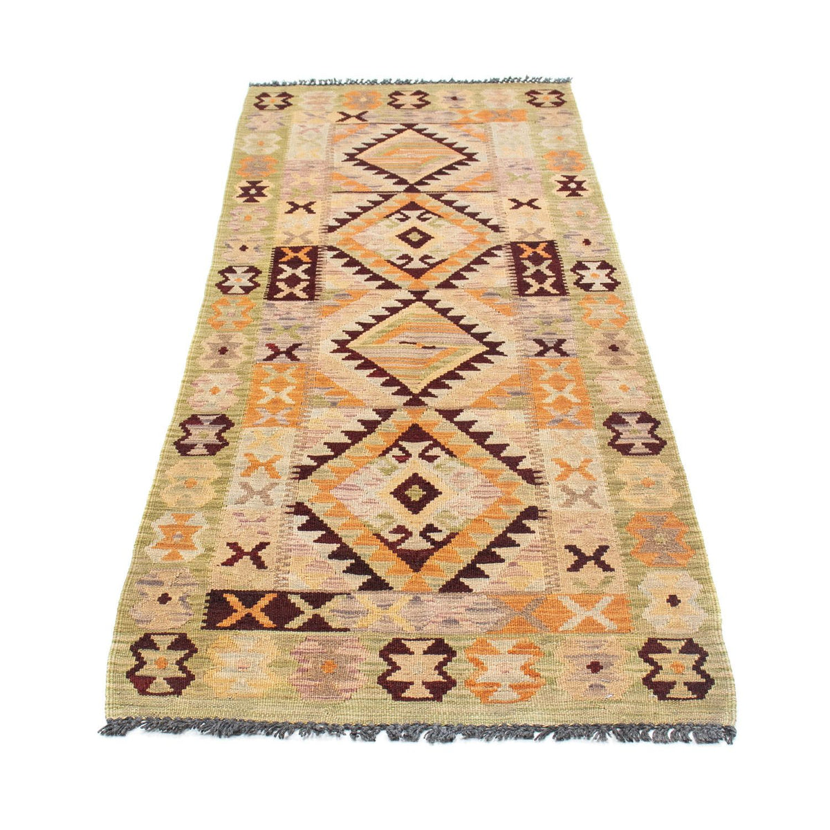 Kelim Teppich - Oriental 200 x 69 cm - beige