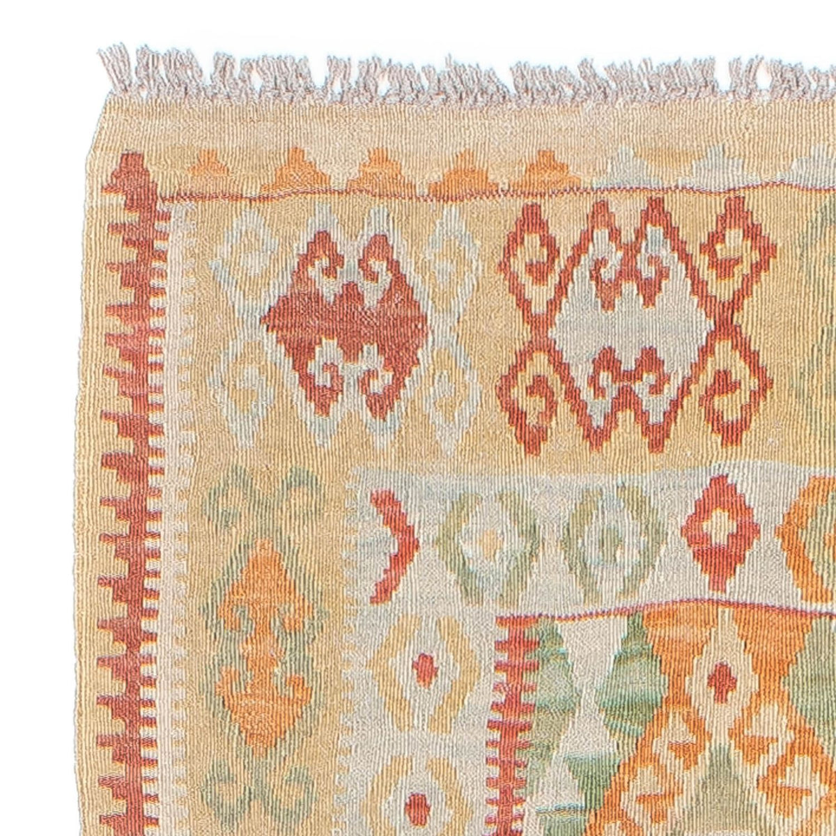 Kelim Teppich - Splash 287 x 83 cm - mehrfarbig