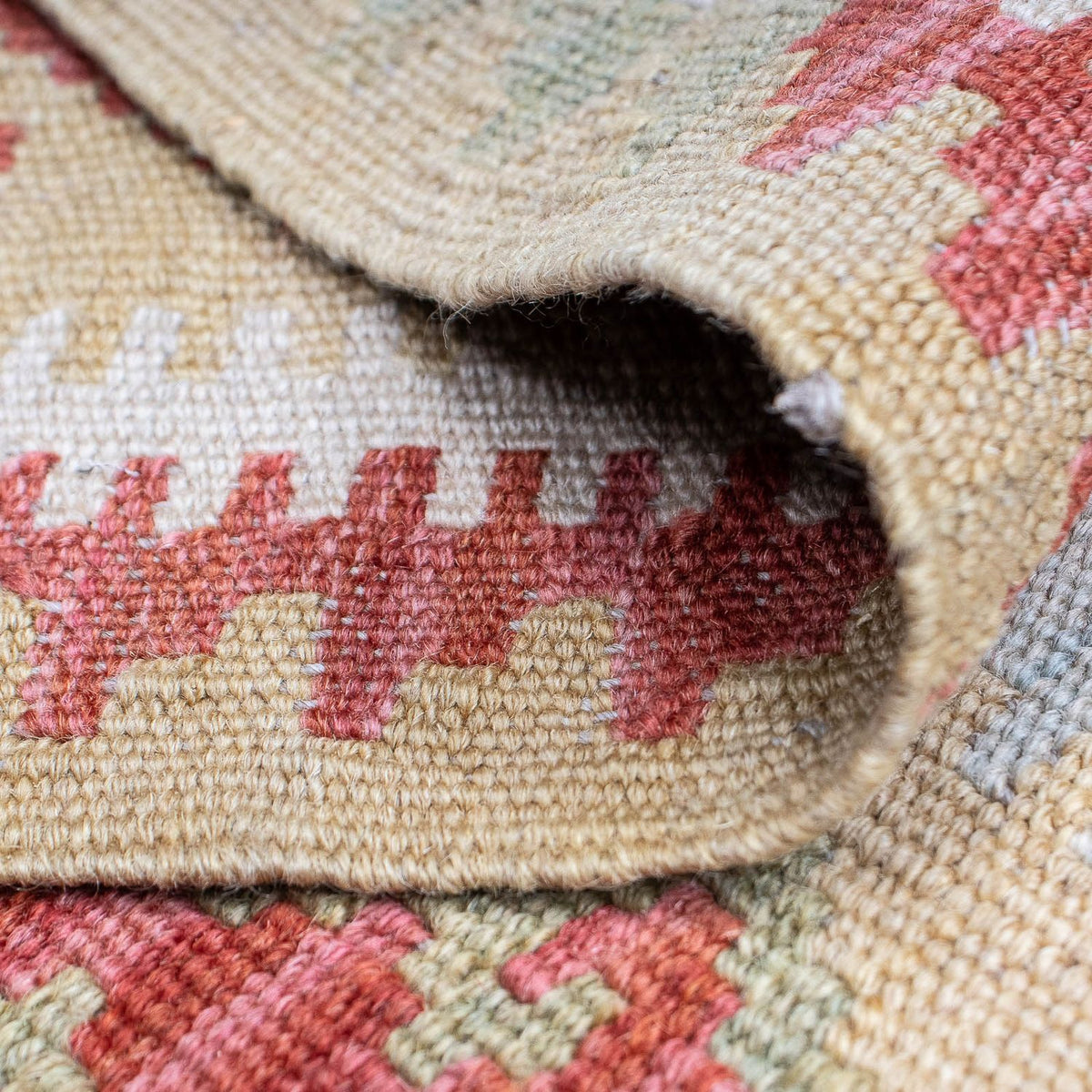 Kelim Teppich - Splash 287 x 83 cm - mehrfarbig