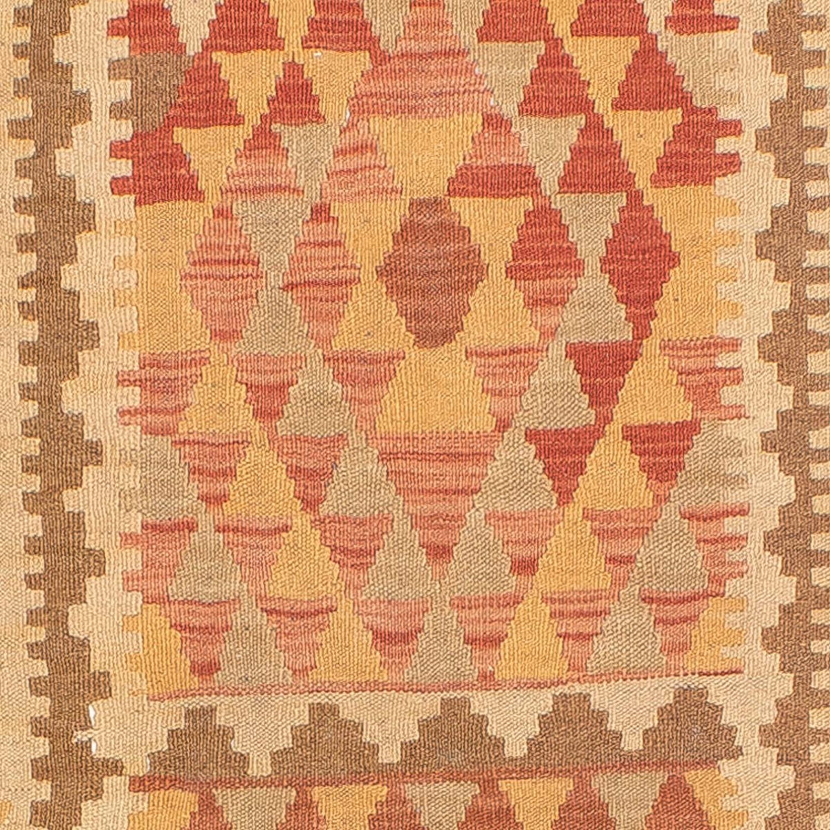 Kelim Teppich - Splash 405 x 85 cm - mehrfarbig