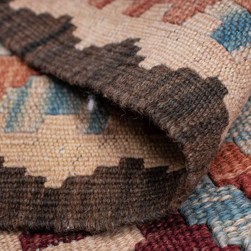 Kelim Teppich - Splash 387 x 70 cm - mehrfarbig