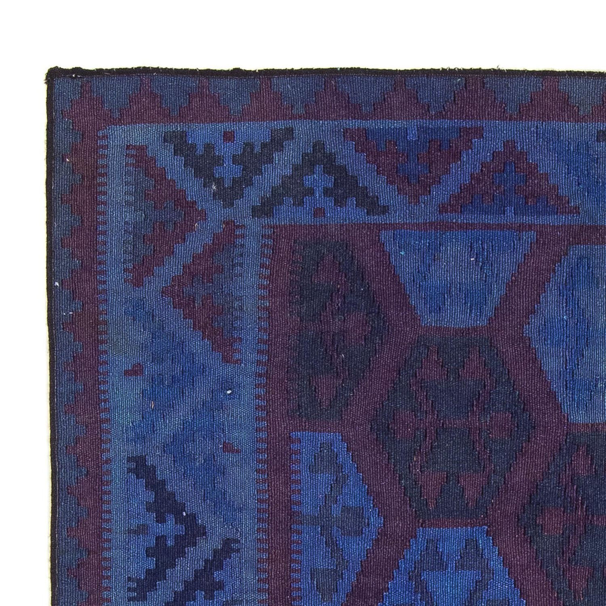 Kelim Teppich - Oriental 195 x 155 cm - blau