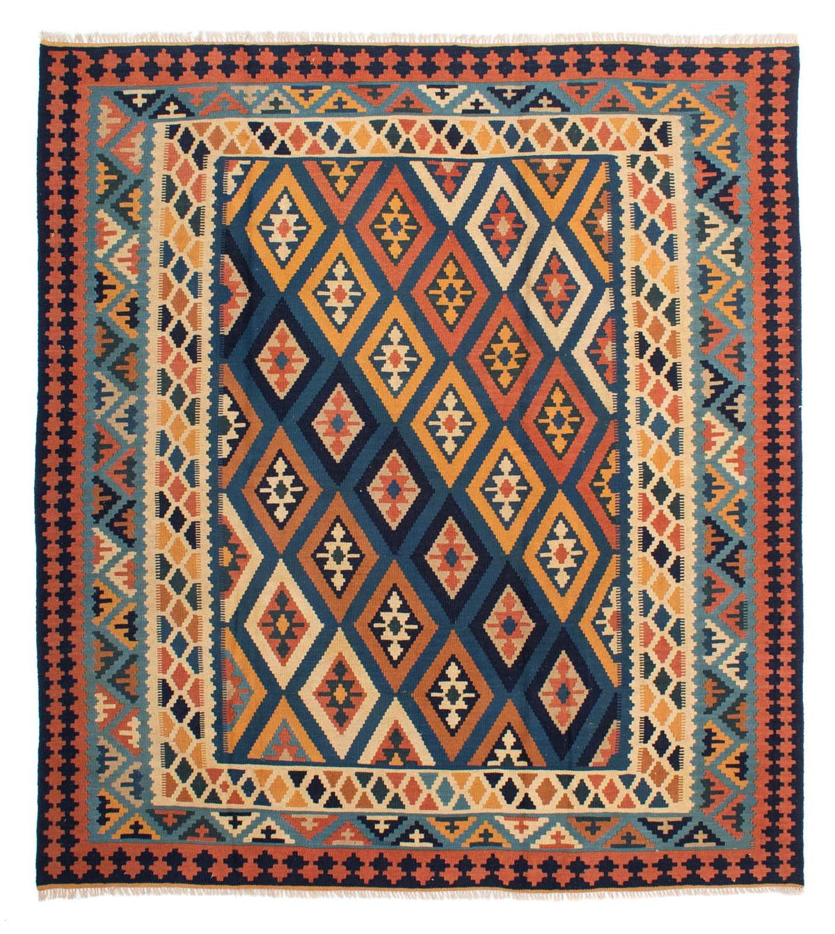 Kelim Teppich - Oriental 230 x 212 cm - mehrfarbig