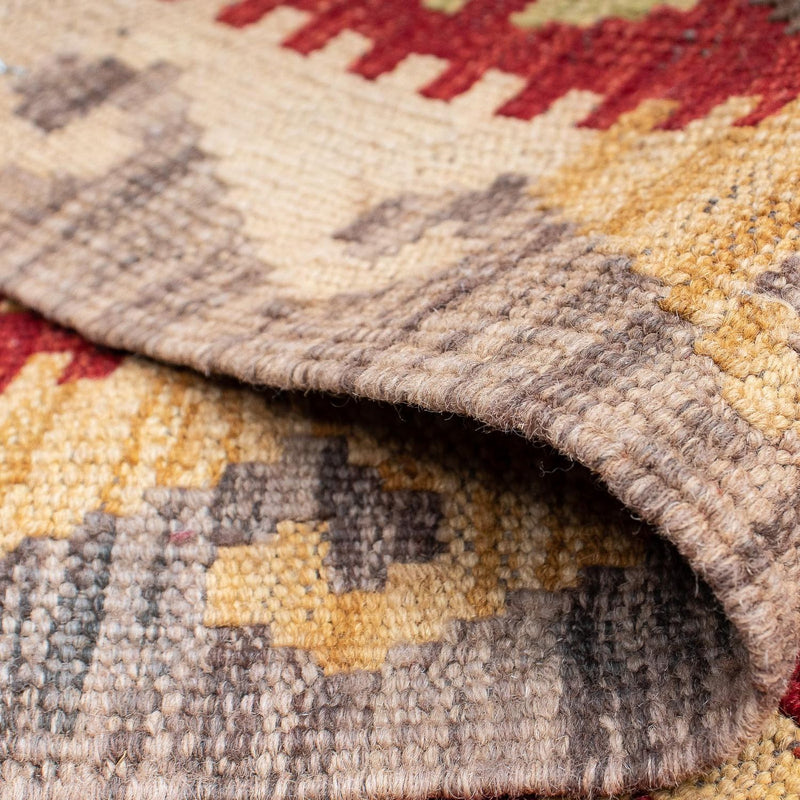 Kelim Teppich - Splash 199 x 65 cm - rot