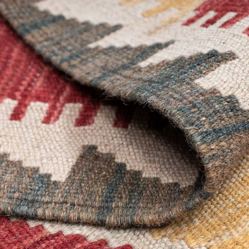 Kelim Teppich - Splash 203 x 69 cm - mehrfarbig