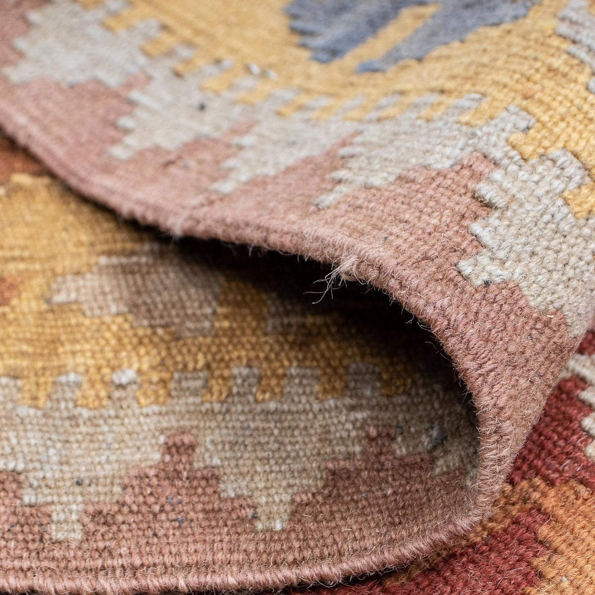 Kelim Teppich - Splash 197 x 62 cm - mehrfarbig