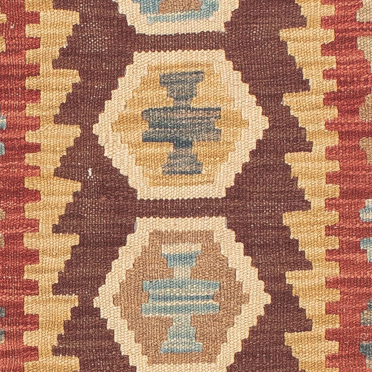 Kelim Teppich - Splash 198 x 64 cm - mehrfarbig