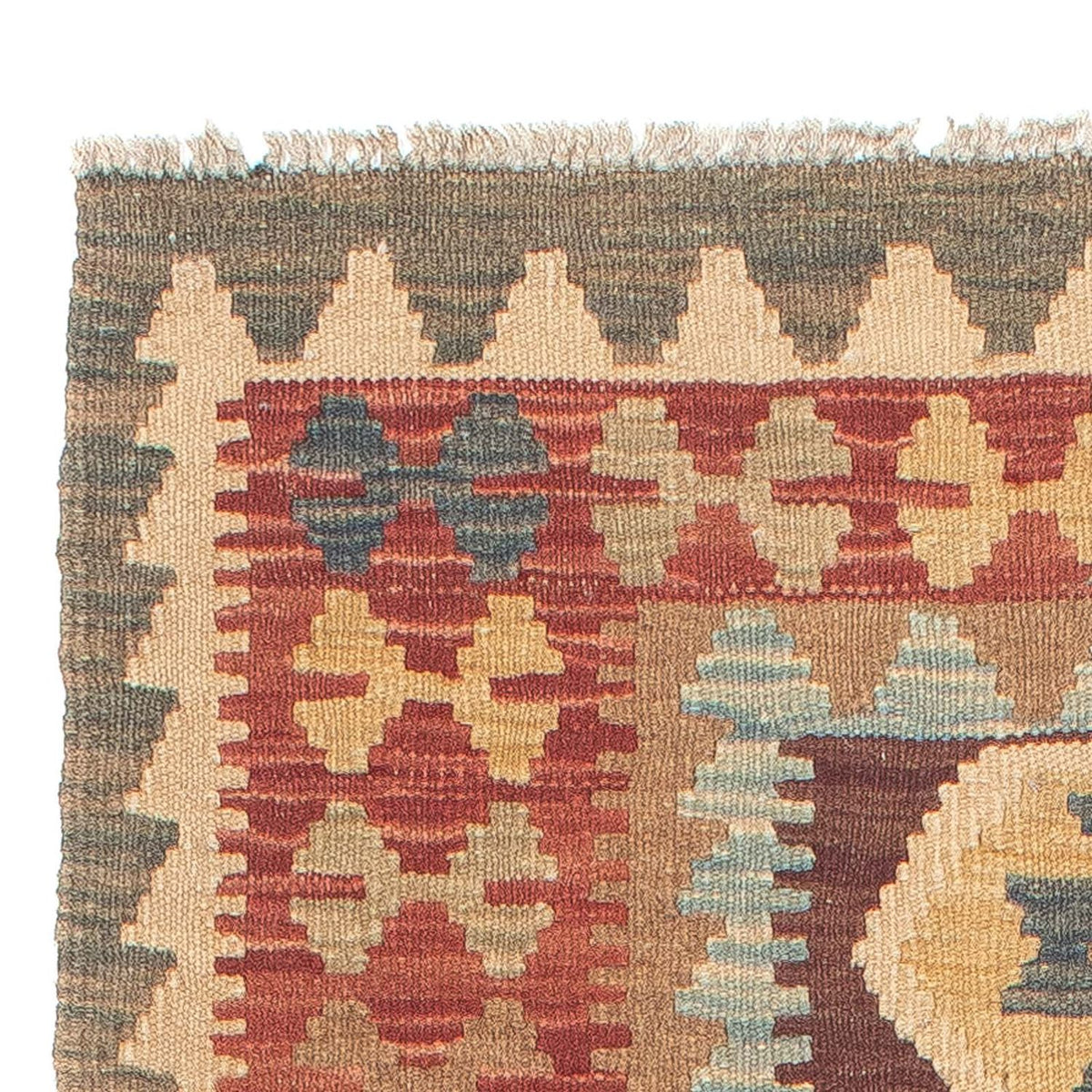 Kelim Teppich - Splash 200 x 67 cm - mehrfarbig