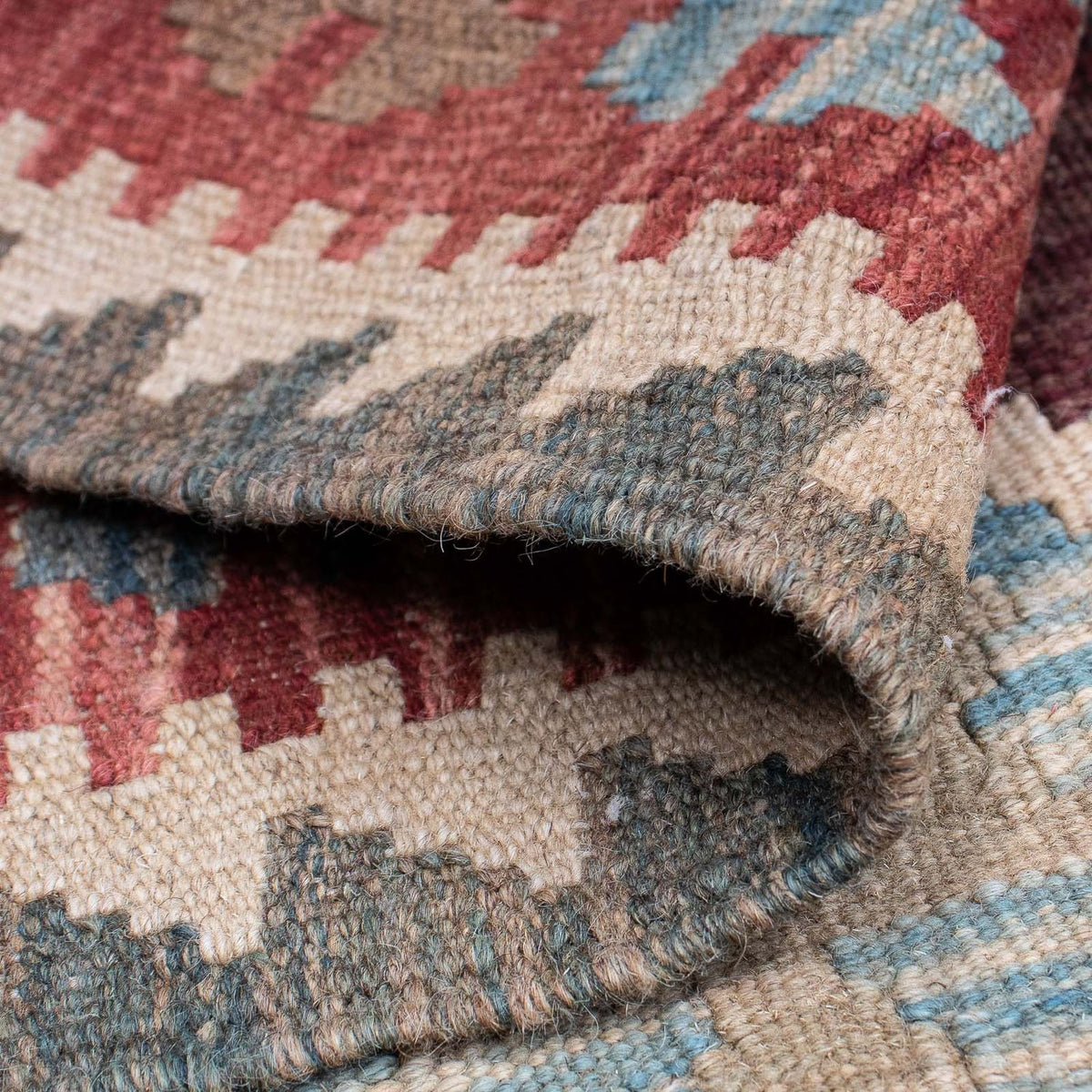 Kelim Teppich - Splash 200 x 67 cm - mehrfarbig