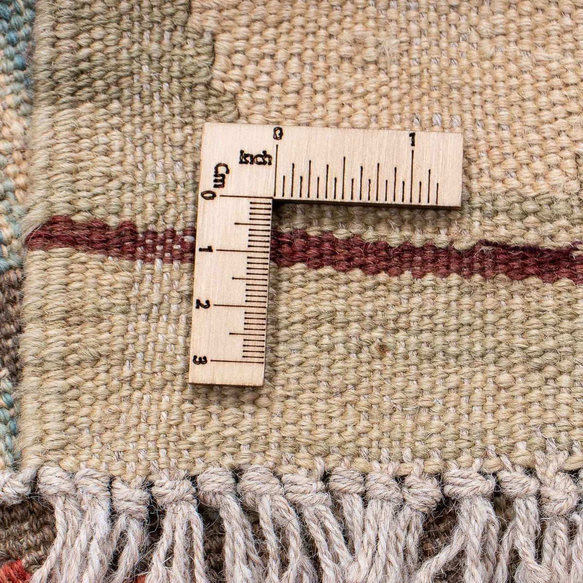 Kelim Teppich - Splash 202 x 67 cm - hellrot