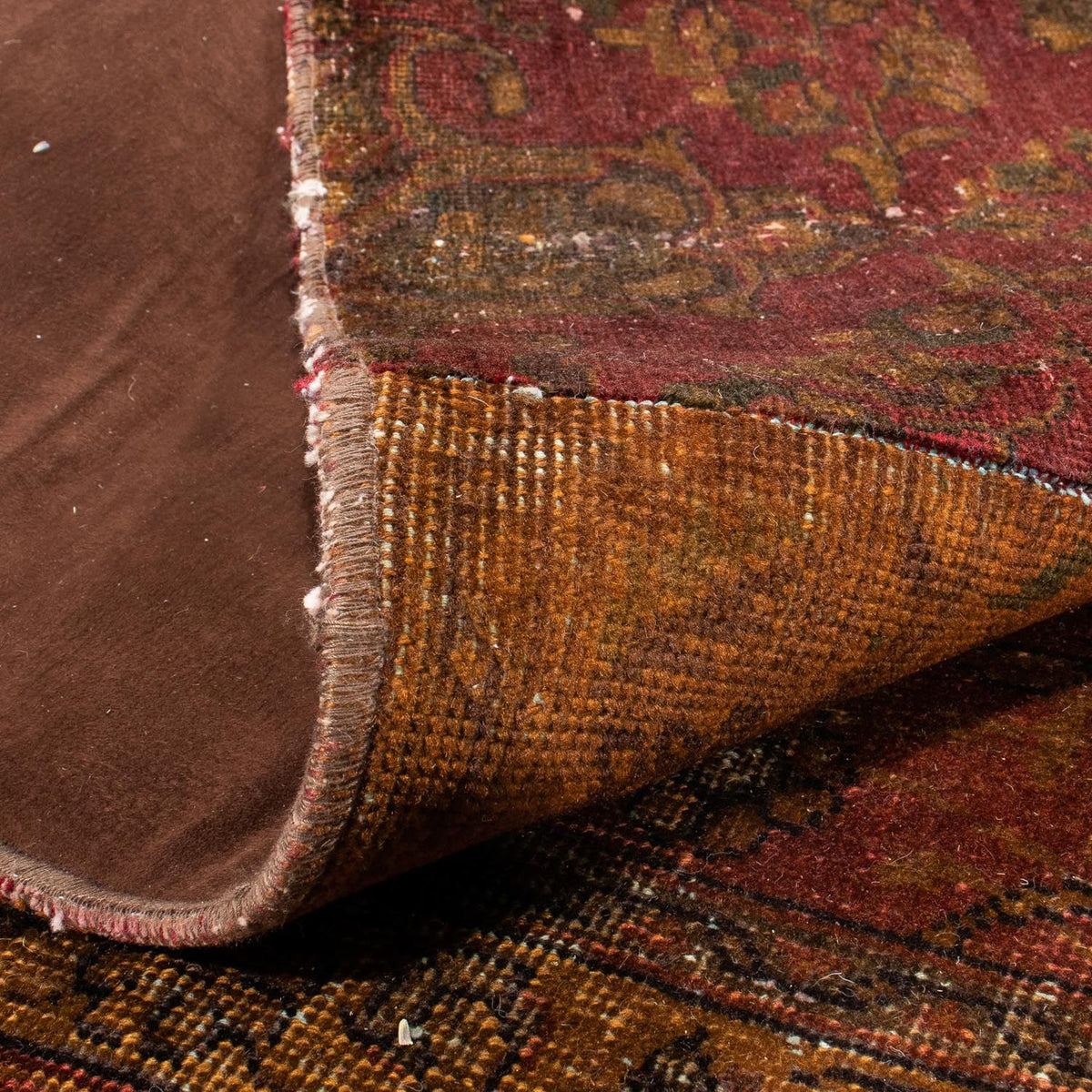 Patchwork Teppich 296 x 246 cm