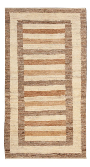 Gabbeh Teppich - Loribaft Perser - 139 x 72 cm - beige