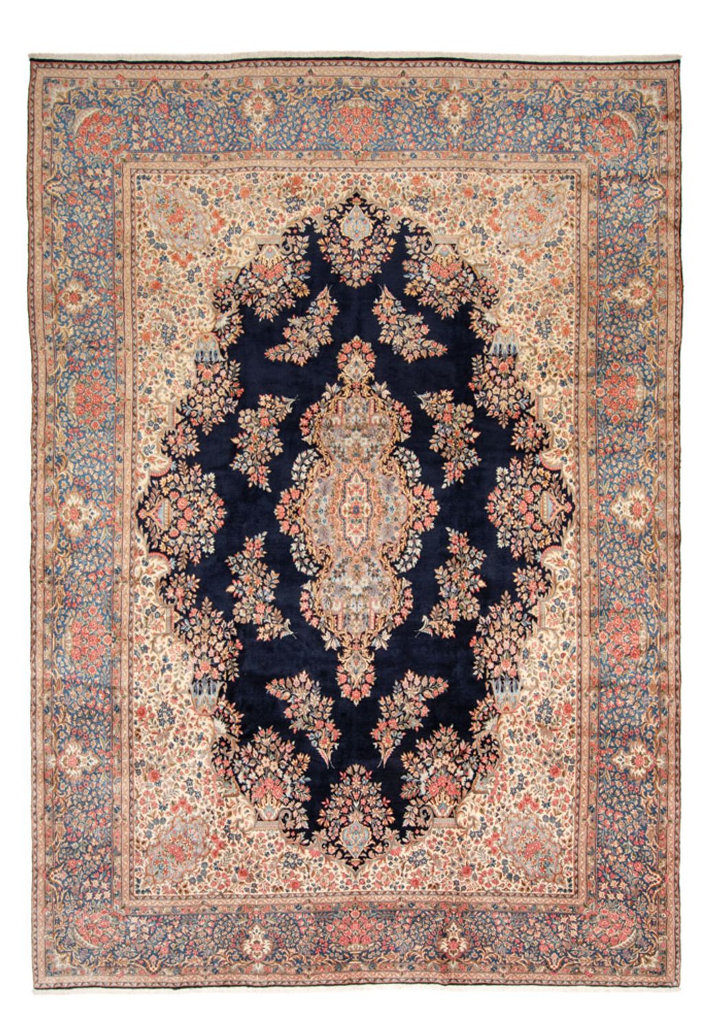 Perserteppich - Royal - 500 x 355 cm - dunkelblau