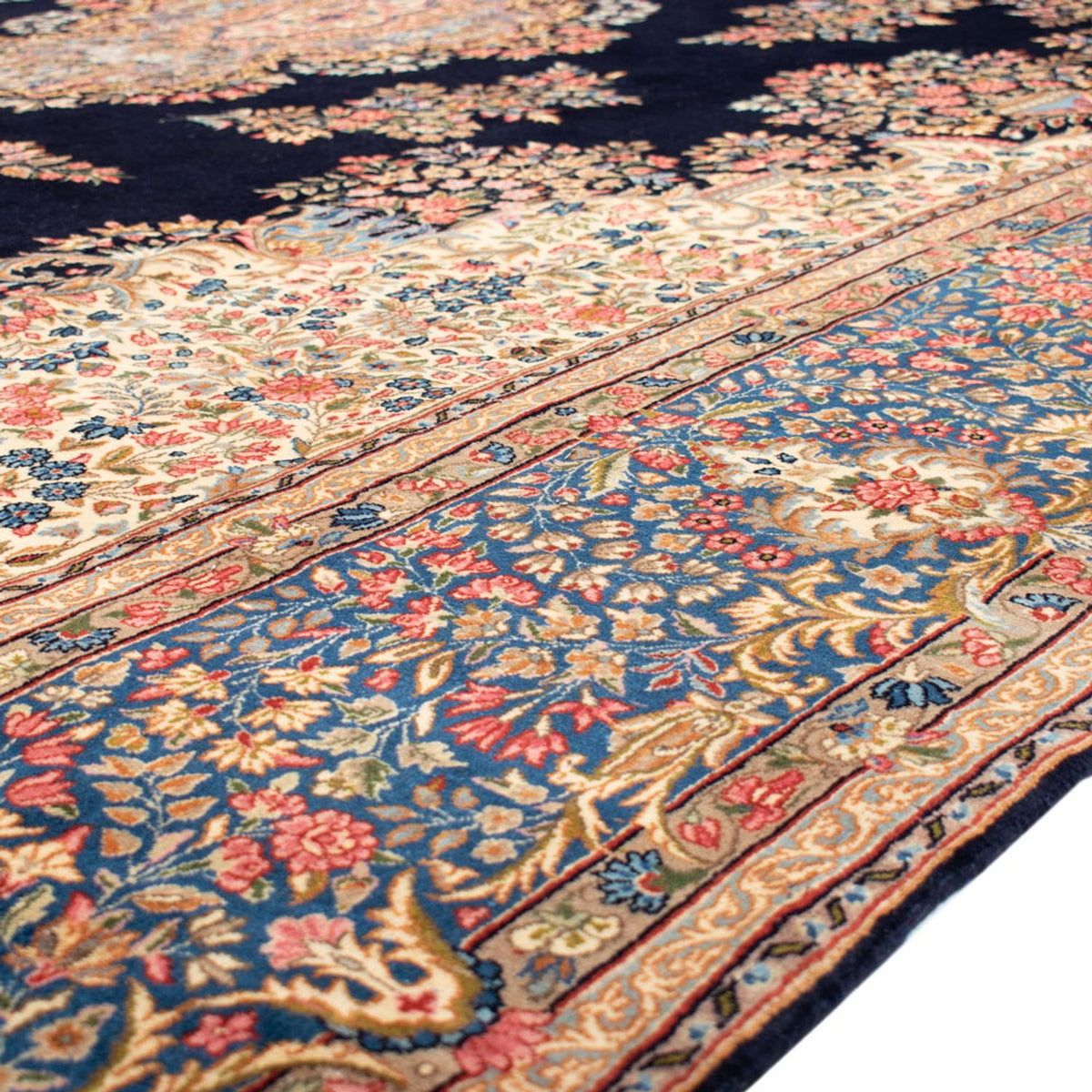 Perserteppich - Royal - 500 x 355 cm - dunkelblau