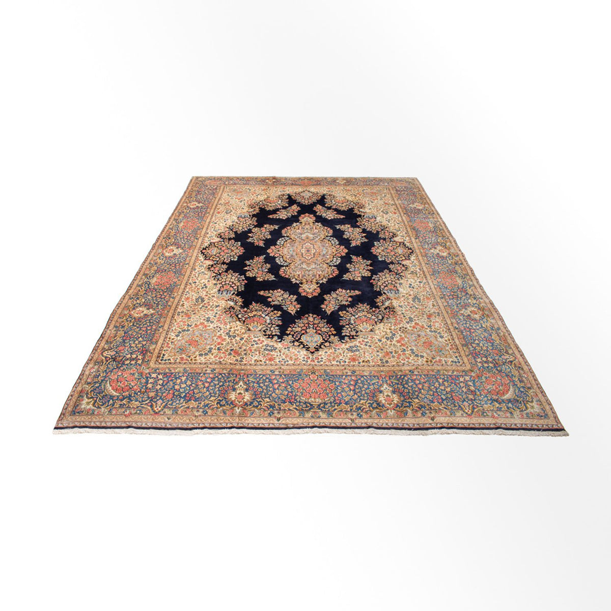 Perserteppich - Royal - 500 x 355 cm - dunkelblau