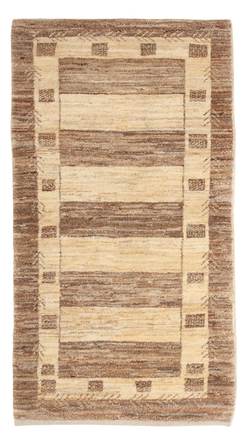 Gabbeh Teppich - Loribaft Perser - 137 x 72 cm - beige