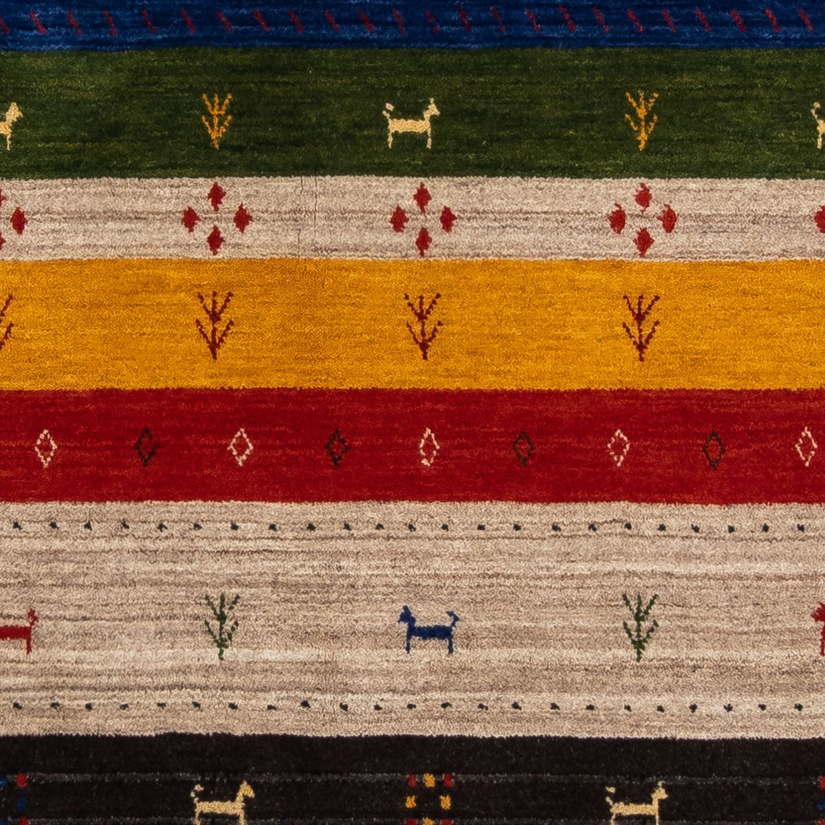 Gabbeh Teppich - Loribaft Indus 202 x 143 cm