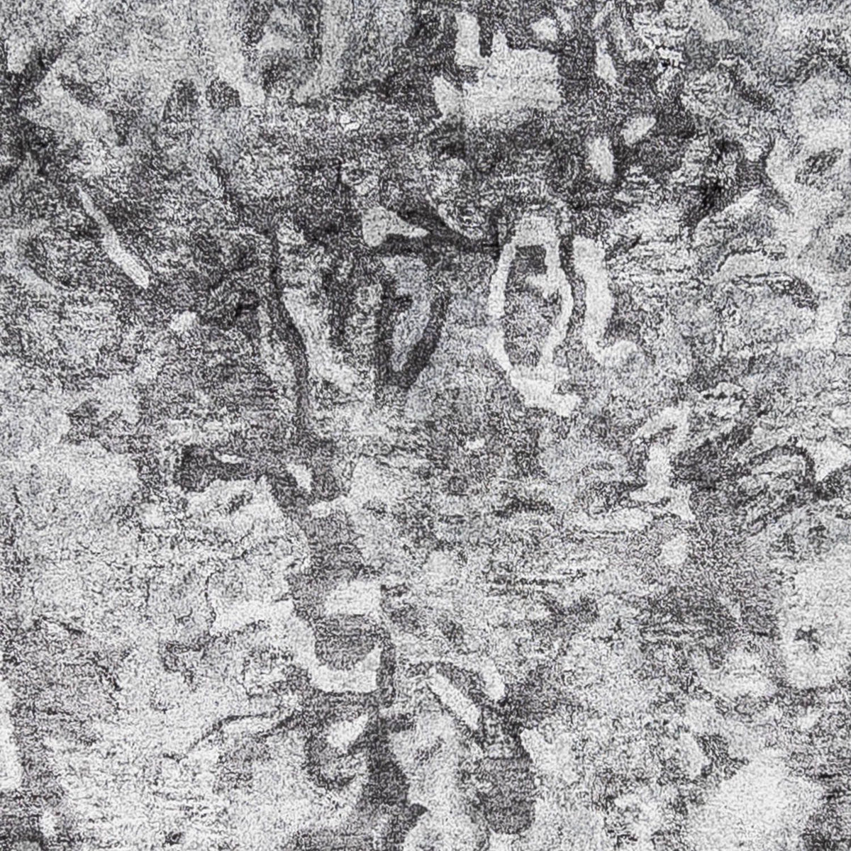 Designer Teppich 300 x 200 cm - silber