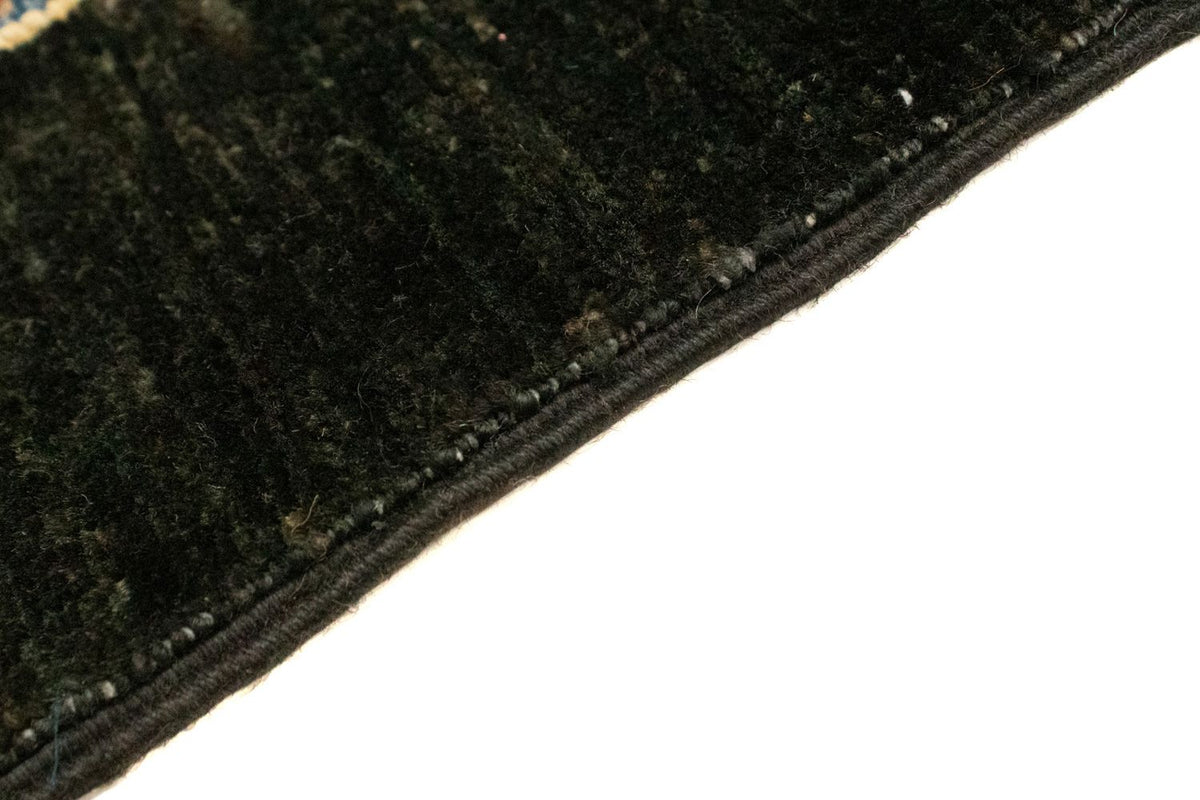 Ziegler Teppich 124 x 77 cm - schwarz