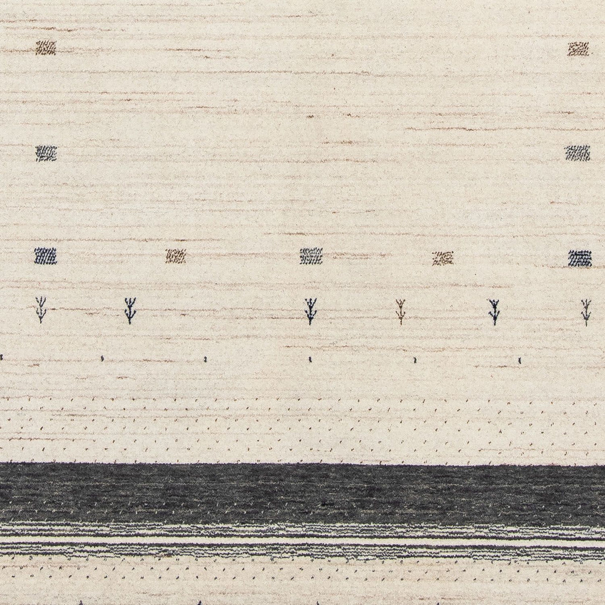 Gabbeh Teppich - Loribaft Indus 245 x 169 cm - beige