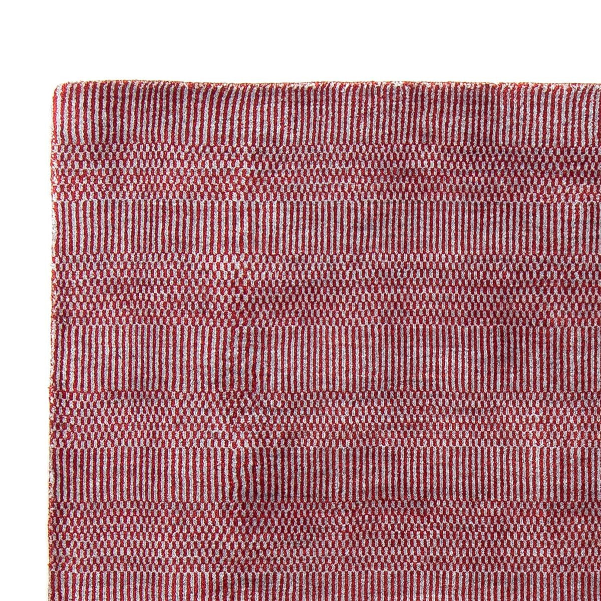 Designer Teppich 201 x 142 cm - rot