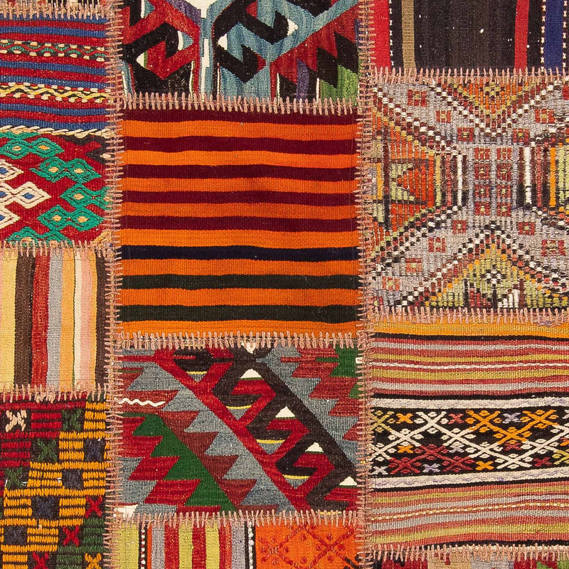 Patchwork Teppich 238 x 168 cm