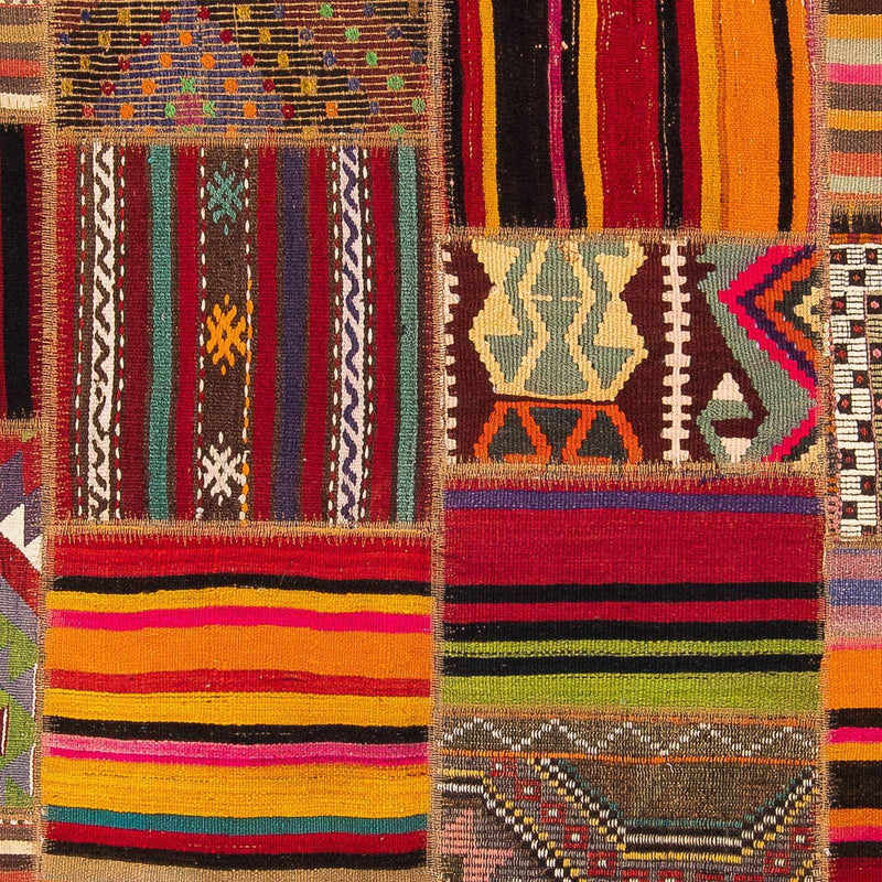 Patchwork Teppich 237 x 170 cm