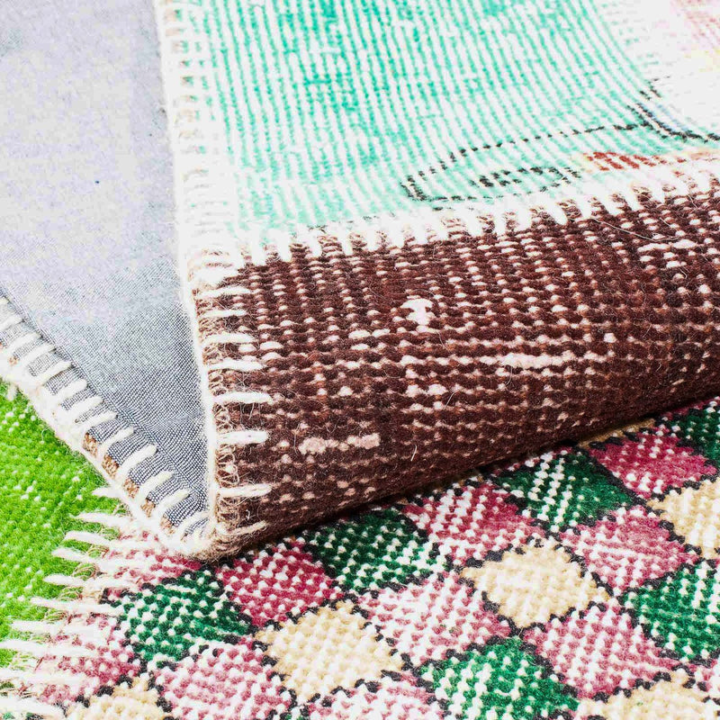 Patchwork Teppich 203 x 90 cm