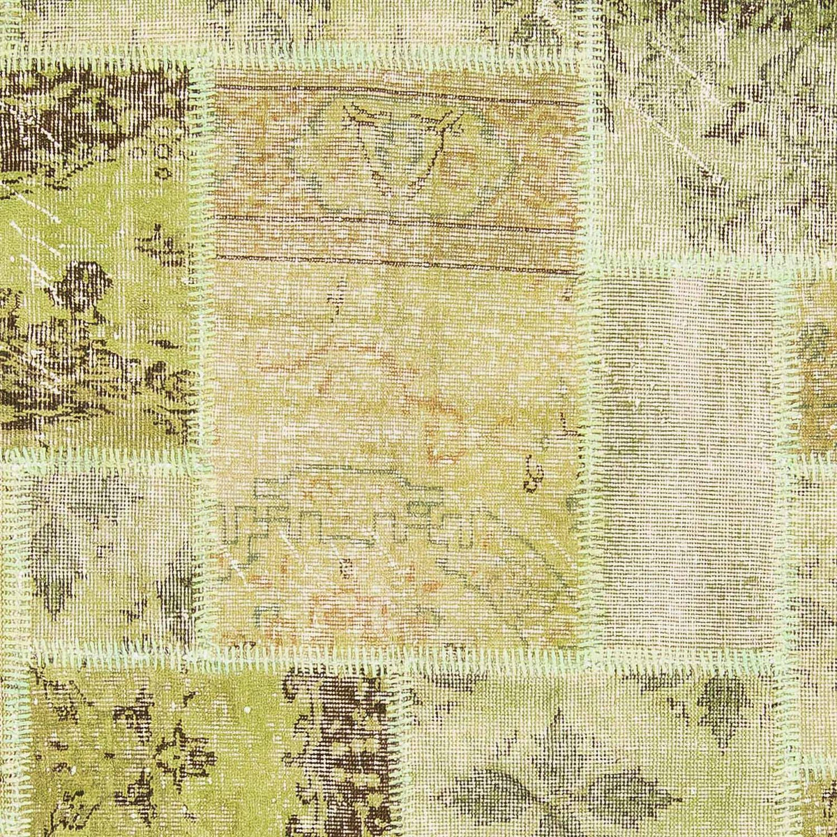 Patchwork Teppich 242 x 172 cm