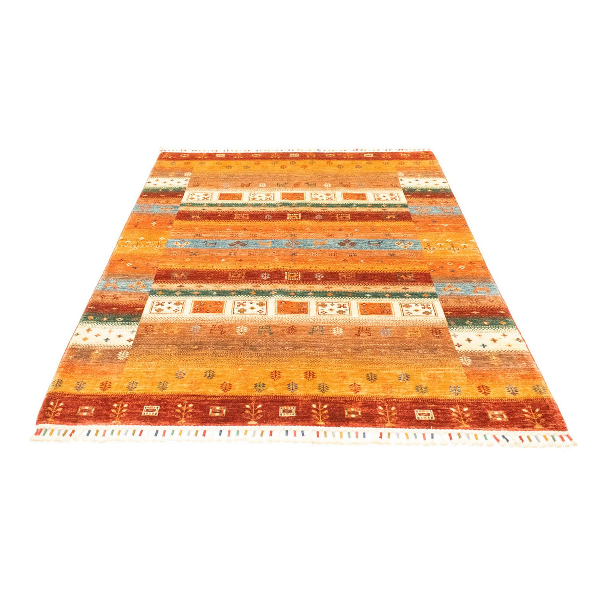 Gabbeh Teppich - Loribaft Indus 200 x 150 cm - mehrfarbig