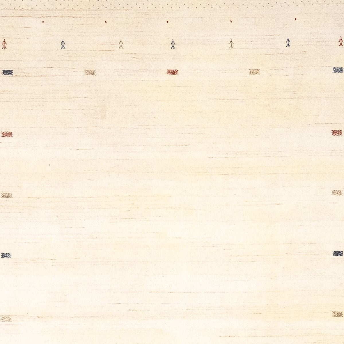 Gabbeh Teppich - Loribaft Indus 346 x 254 cm - beige
