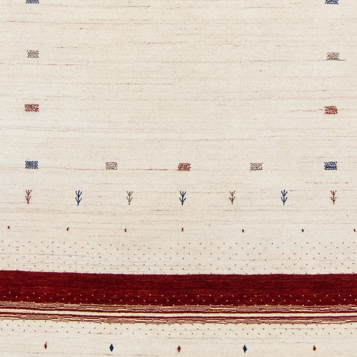 Gabbeh Teppich - Loribaft Indus 245 x 170 cm - beige