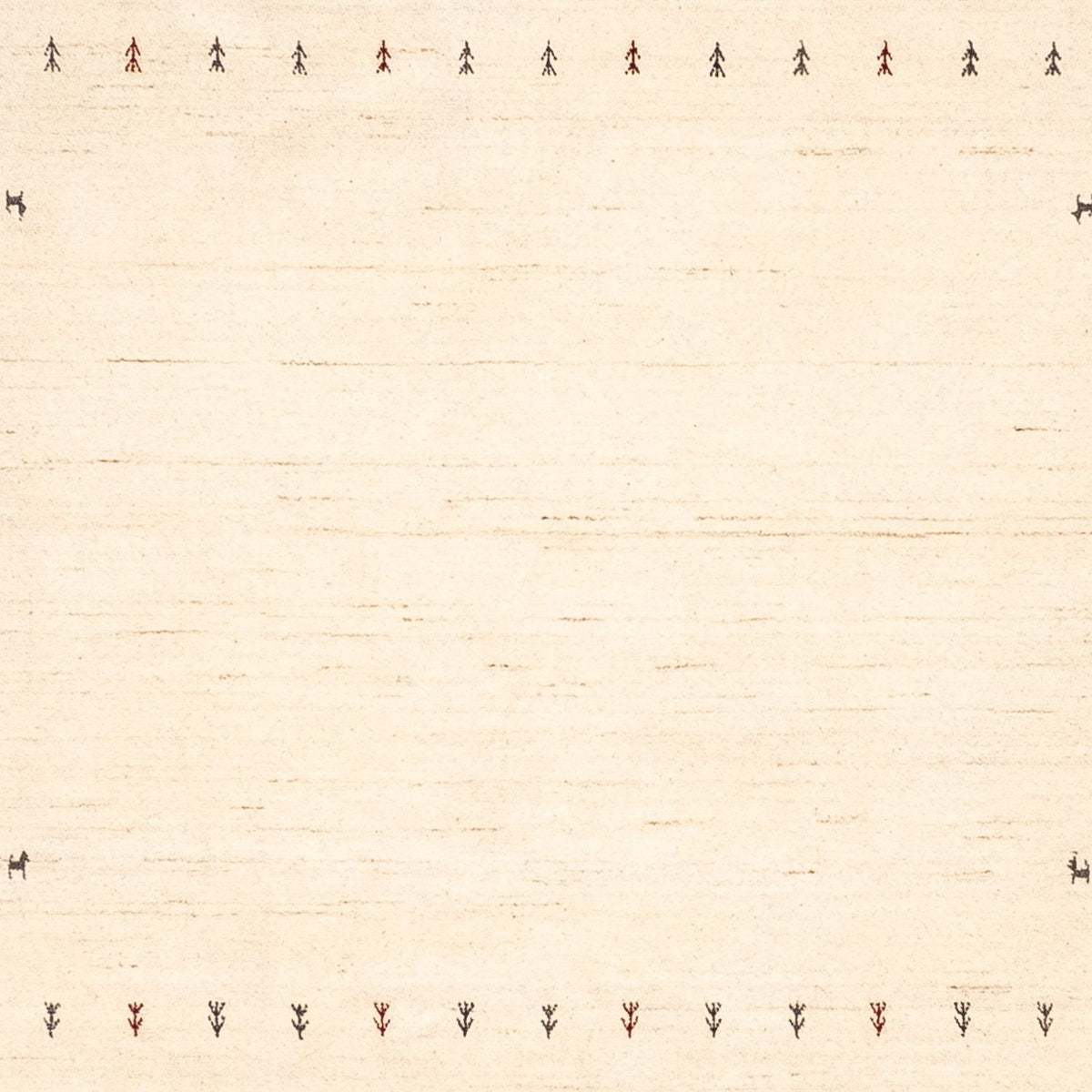 Gabbeh Teppich - Loribaft Indus 298 x 201 cm - beige