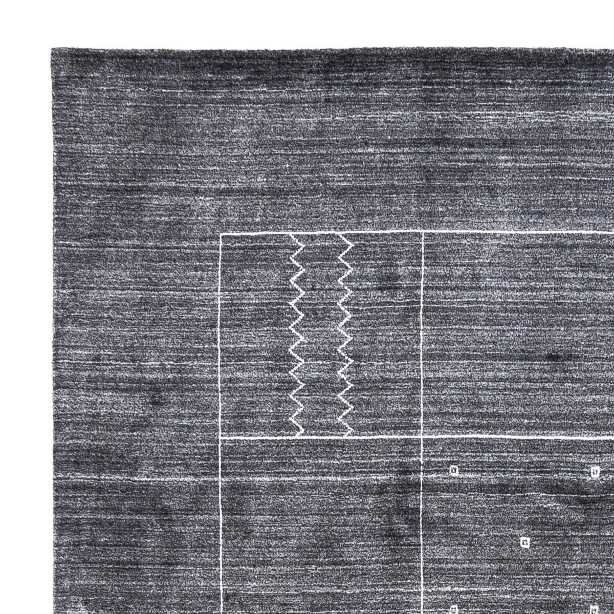 Nepal Teppich 350 x 250 cm - grau