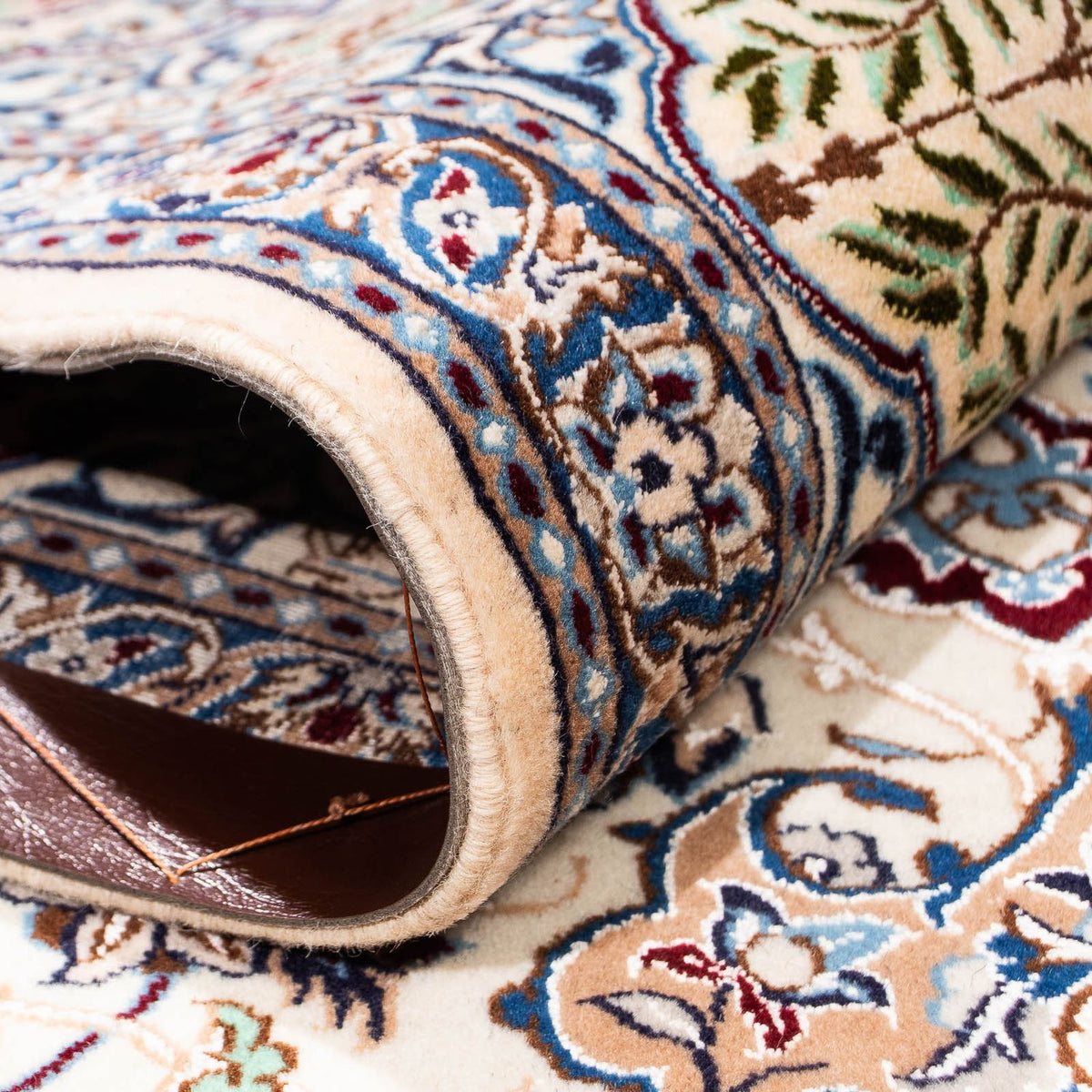 Perserteppich - Nain - Royal 240 x 151 cm Wohnzimmer Teppich