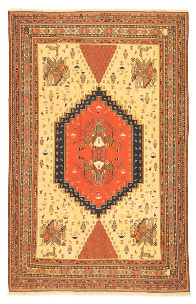 Afshar Sirjan Teppich 194x302cm - Perserteppich