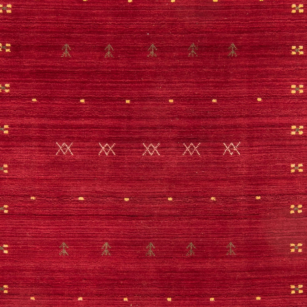 Gabbeh Teppich - Loribaft Softy 240 x 170 cm - dunkelrot