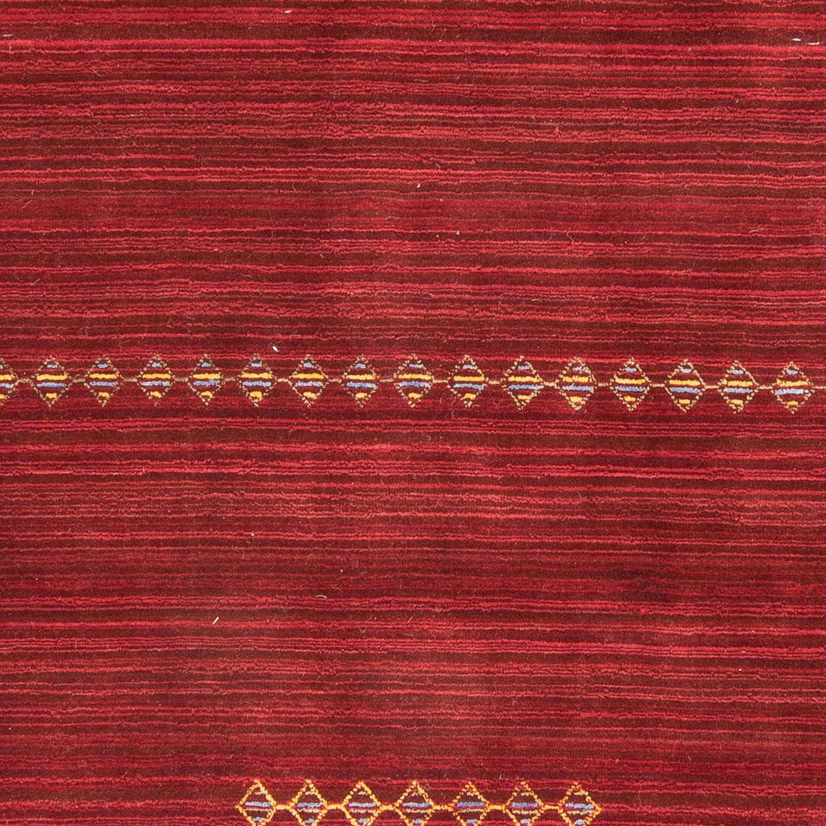 Gabbeh Teppich - Loribaft Softy 240 x 170 cm - dunkelrot