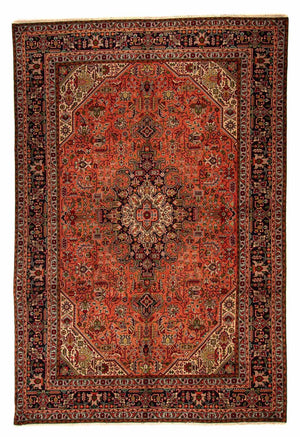 Perserteppich - Täbriz 295 x 195 cm - hellrot